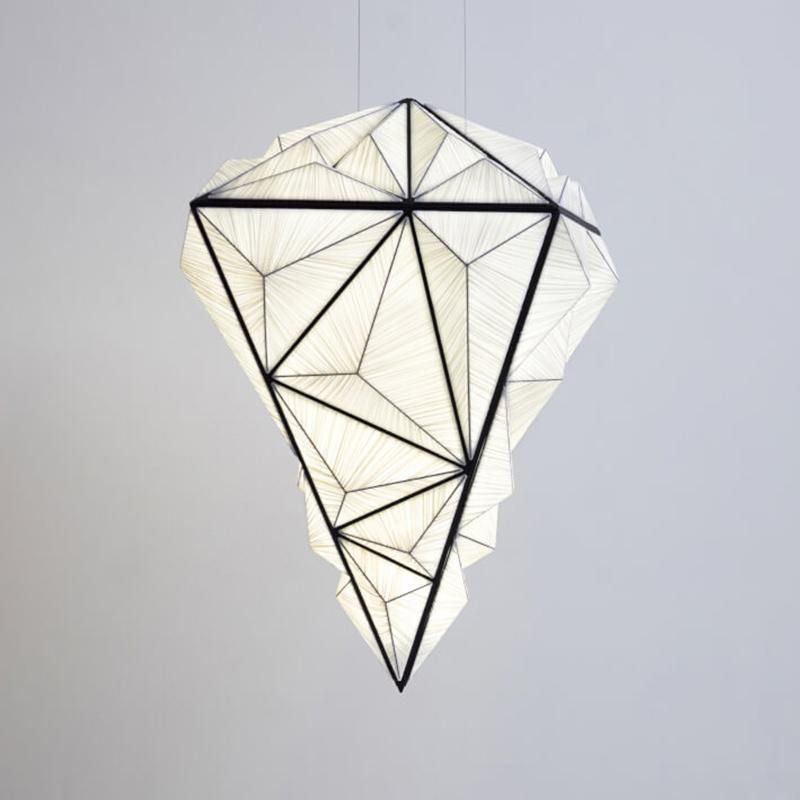 Diamond Design Modern Chandelier Mall Lobby Exhibition Hall Pendant Lamp