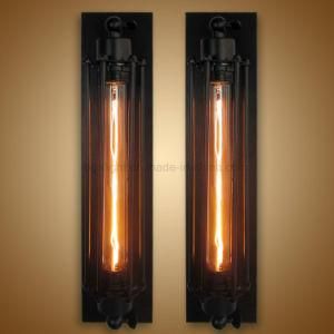 E27 Black Wrought Iron Wall Sconces Lighting for Bedroom, Living Room