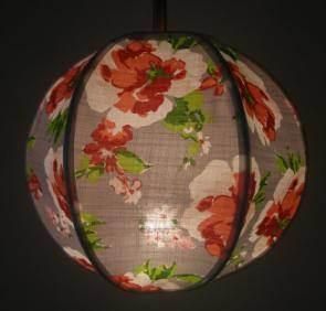 Colorful Ball Shape of Fabric Lampshade of Pendant Lamp