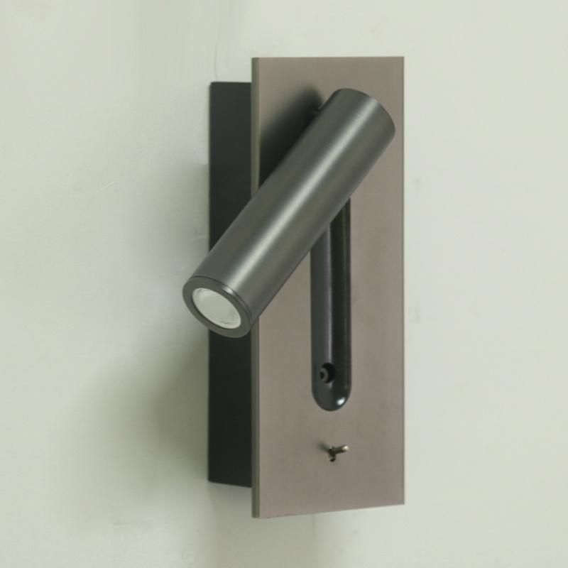 Metal in Matt Black Wall Lamp