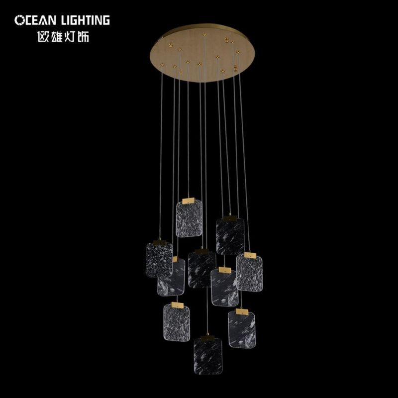 Wholesale Indoor Lighting Warm 3000K Metal Crystal 16*3W Chandelier Luxury