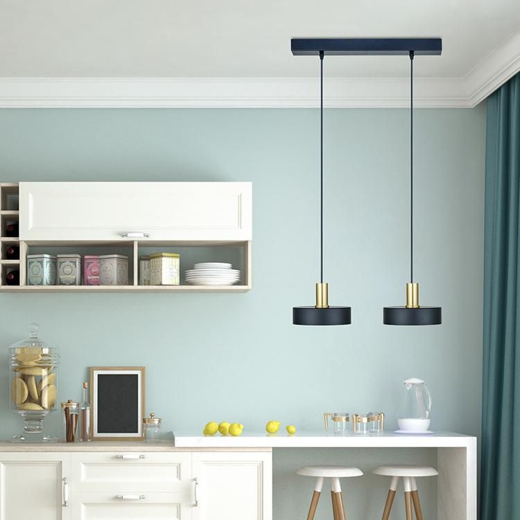 Kitchen Island Aluminum Tube Dome Shade Hanging Lamp Restaurant Decorative Nordic Modern Pendant Light