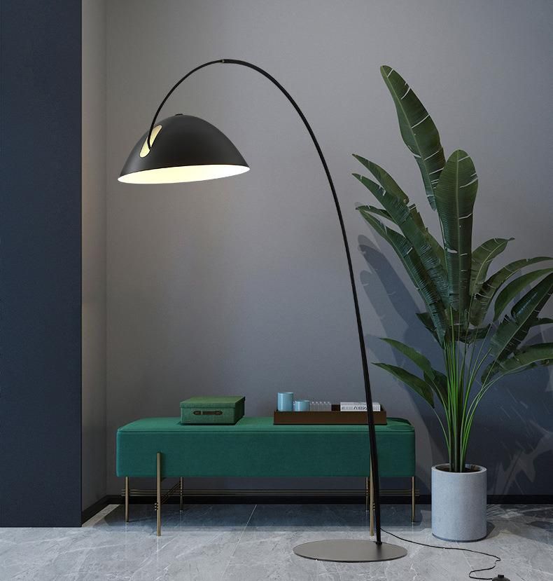 Nordic Simple Modern Creative Personality Designer American Hotel Sitting Room Study Bedroom Fishing Column Lamp Floor Lamp