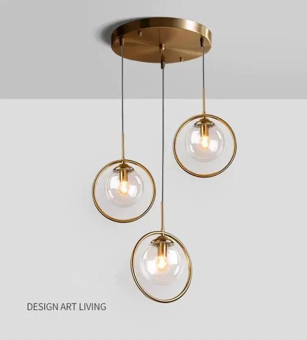 Metal Glass Lamp Home Lighting Chandelier Lighting Ceiling Lamp