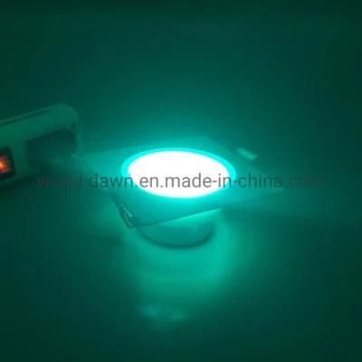 Square Round LED Spot Lights Recessed Ceiling Down Light RGB Color LED Spotlight