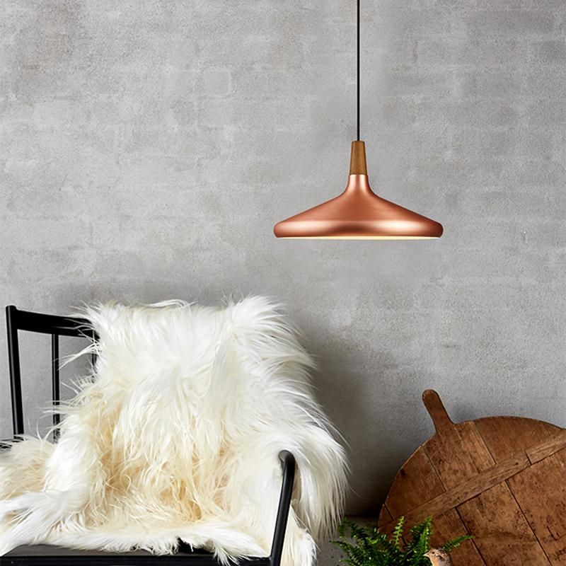 Nordic Style Chandelier Metal Dining Room Bedroom Bedside Creative Pendant Lamp