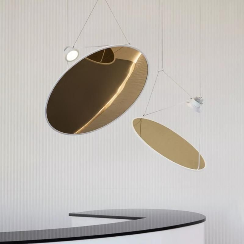 Nordic Round Pendant Light Designer Drop Light Modern Stainless Steel Pendant Lamp Villa Hall Suspension Lamp (WH-AP-138)