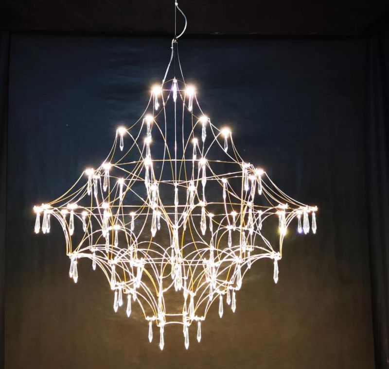 Minimalist Art Decor Lighting Fixtures Contemporary Luxury Large Antique Crystal Chandelier