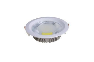 Die Casting Aluminum COB Back Light Tempered Glass Surface Aluminum Frame 5W LED Panel Light Round Down Light Downlight