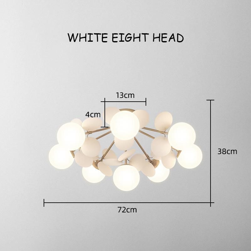 Modern Nordic LED Ceiling Lamp Living Room Kitchen Bedroom Hallway Scandinavian Low Ceiling Light (WH-MA-196)