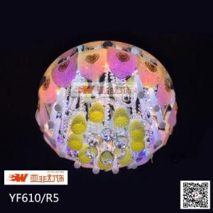 New Round RGB LED Ceiling Lighting with Crystal and Glass (YF610/R5)