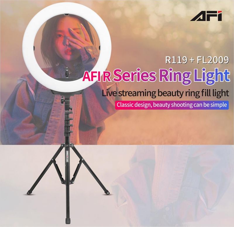 Custom Brand 19 Inch LED Ring Light Portable Photo Studio Photography Ring Light with Tripod Stand