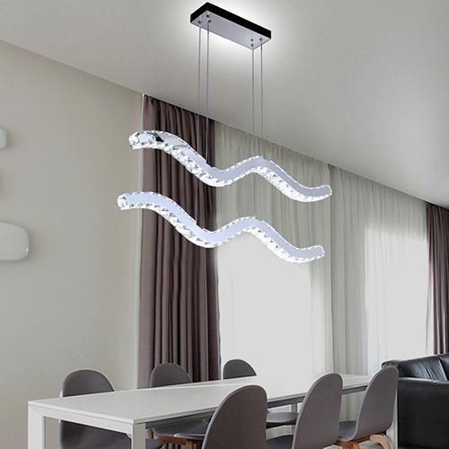 Home Lighting for Crystal Chandelier Lamp with Hanging Restaurant Decoration