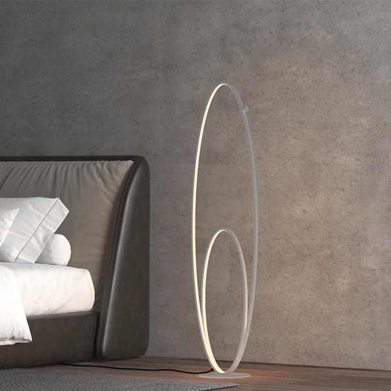 LED Floor Lamp Nordic Living Room Bedroom Bedside Vertical Table Lamp