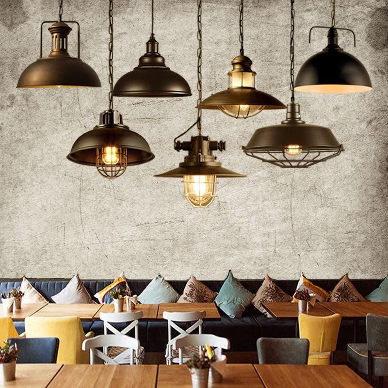 Indoor Hanging Pendant Lighting Pendant Lanparas De Commercial and Communist Shop Industrial LED Lamp for Hanging