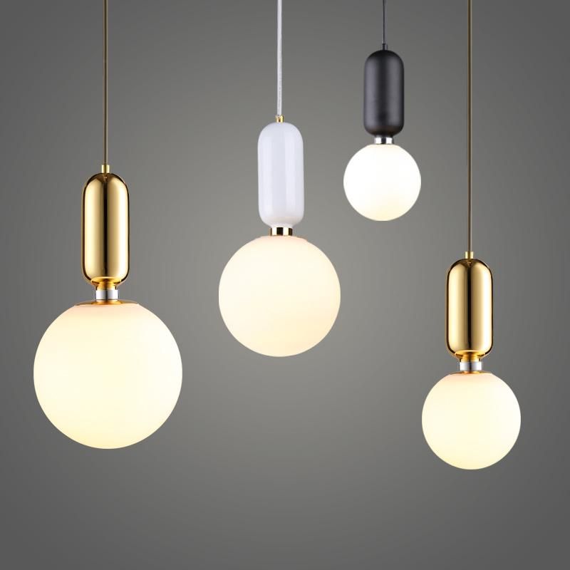 Nordic Modern Simple Glass Ball Pendant Lamp