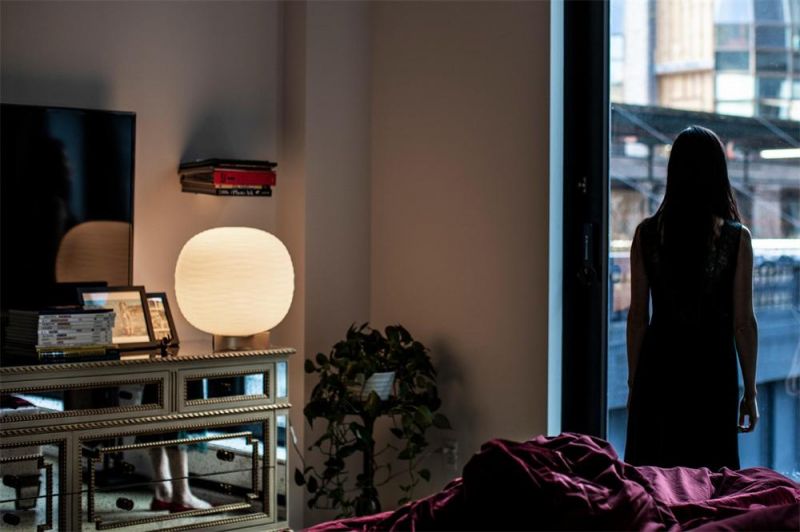 2022 Simple Modern White Glass Shade Home Decor Glass Lampshade Table Lamp