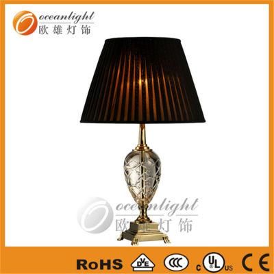 Black Shade LED Table Lamp, Crystal Table Light, Lamp (OT6222)
