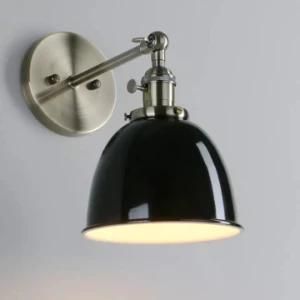 Modern Classic Black Industrial Wall Lamp with E26 Socket