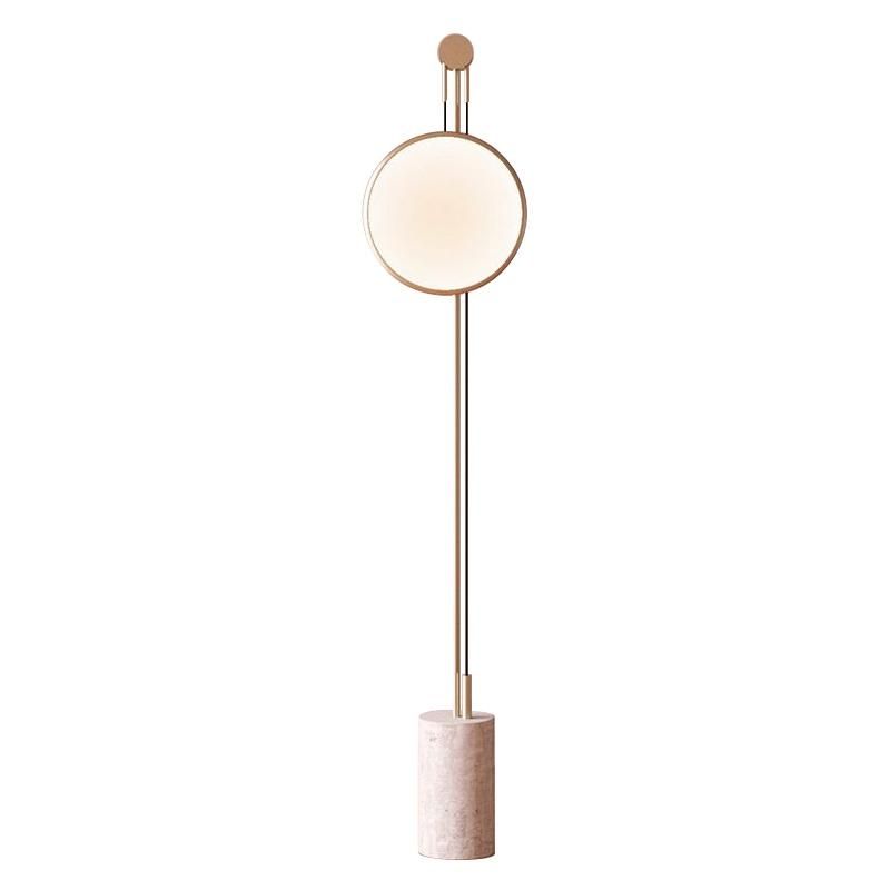 Creative New Design Pink Marble Base Acrylic Floor Lamp