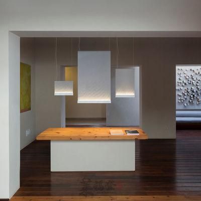 Modern Style Geometric Solid Cube Design Chandelier Exhibition Pendant Lamp