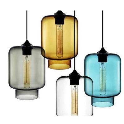 Industrial Hanging Dining Room New Modern Bell Edison Bulbs Lighting Glass Pendant Lights