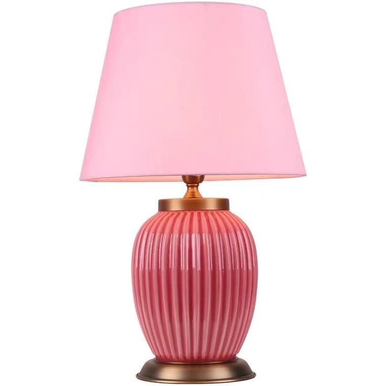 Light Luxury American Table Lamp Ceramic Decoration Art Designer Solid Color Living Room Modern Simple Bedside Bedroom Lamps