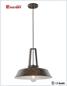 Industrial Style Round Rusty Metal Decorative Hotel Pendant Light