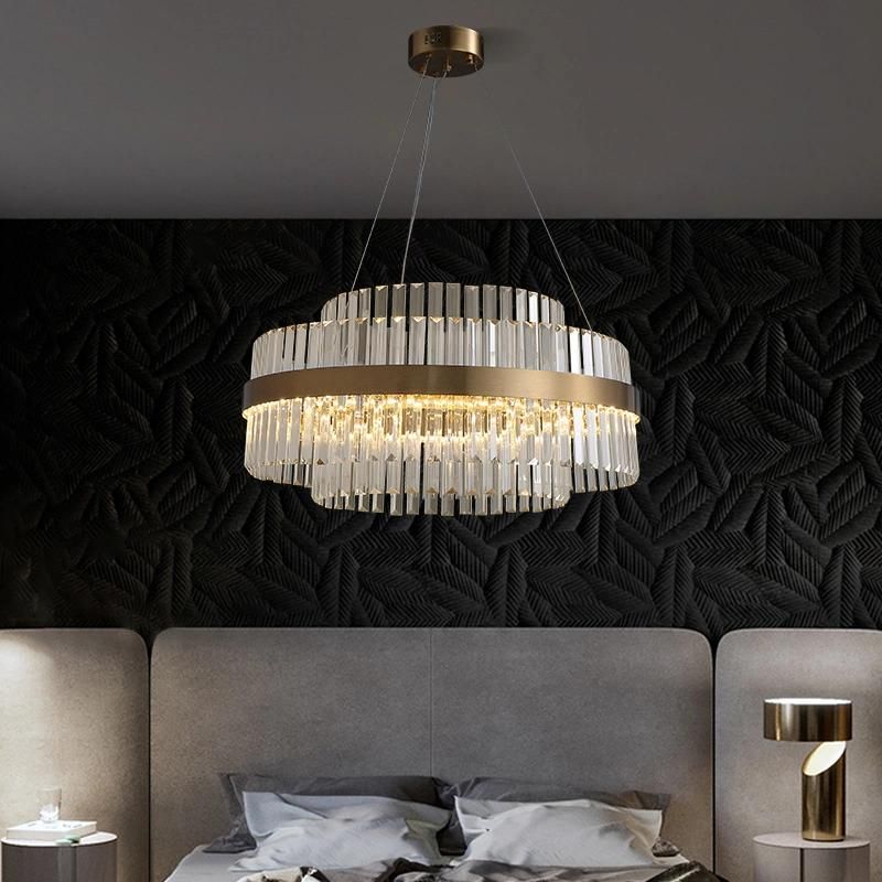 Luxry Indoor Pendant Light Crystal Chandelier Lighting Living Room Dining Room Modern Lamp
