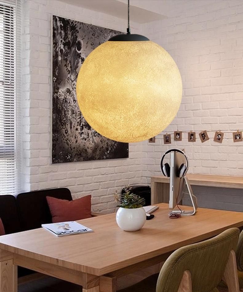 Moon Chandelier LED Indoor Lamp Decoration Suspension Light Pendant Lighting