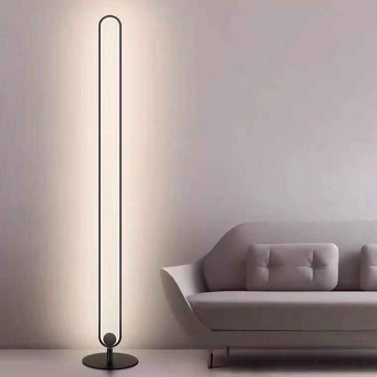 Home Lighting Modern Color Changing Floor Light Aluminum Simple Bedroom Tude Standing LED Floor Lamp