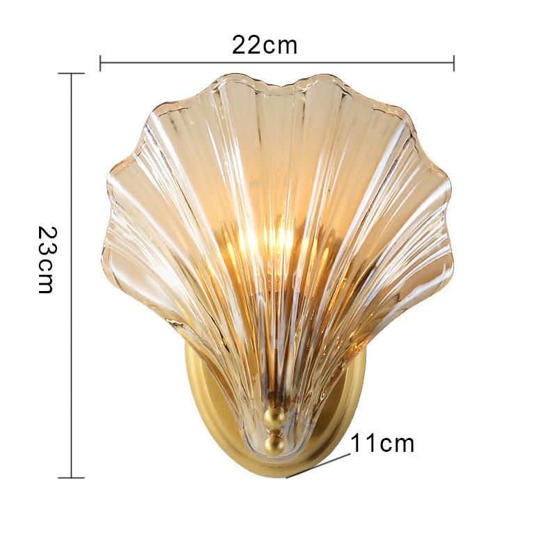 Creative Postmodern Golden Wall Lamp Living Room TV Aisle Background Light (WH-OR-124)