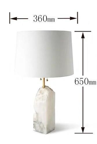 American Creative Luxury Marble Table Lamp Post Modern Engineering Hotel Club Simple Design Soft Bedroom Living Room