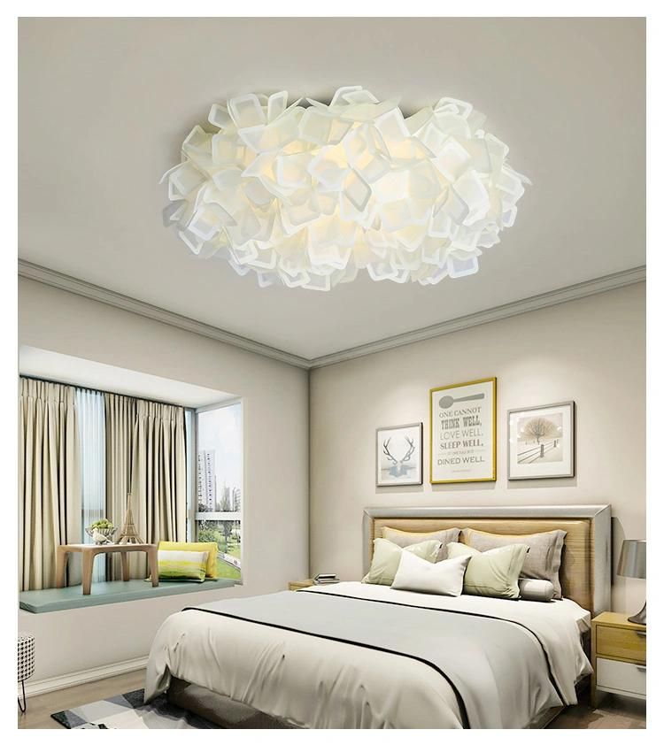 Nordic Ceiling Lights Warm Flower Balcony Living Room Bedroom Scandinavian Lights (WH-MA-162)