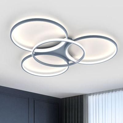 Nordic Circle Ceiling Light Luxury Simple Bedroom Lamp Modern Livingroom Light