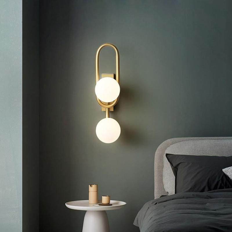 Living Room and Bedroom Modern Light Creative Double-Headed Decorative Bedside Wall Lamp