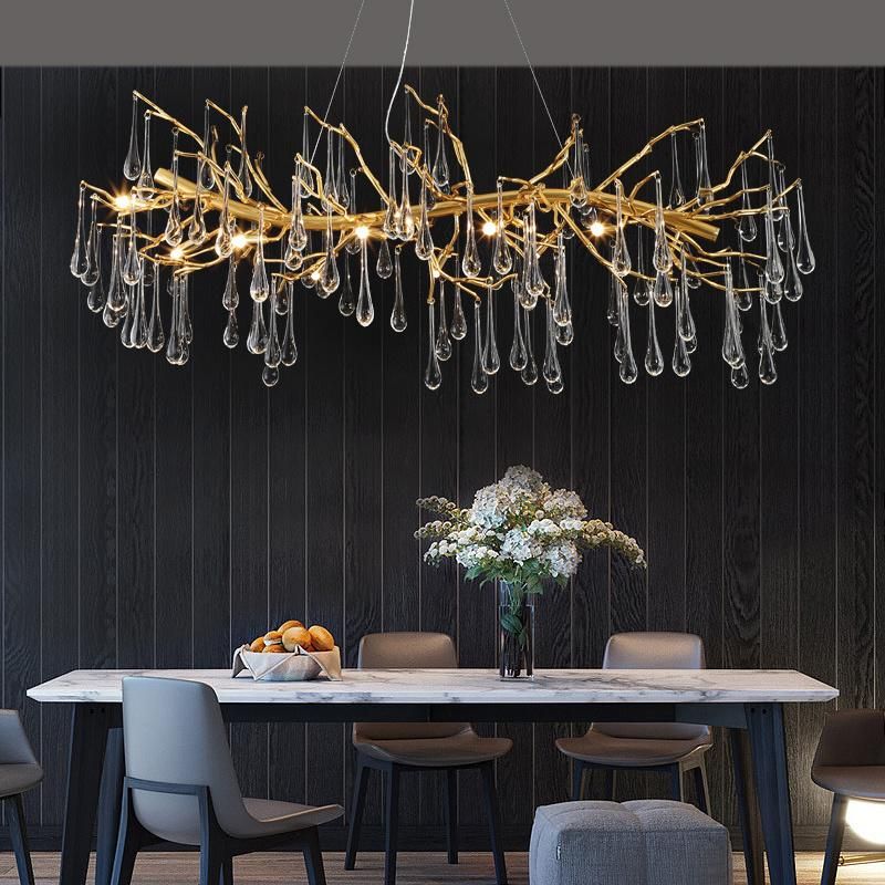 Living Room Pendant Lamp Hotel Creative Dining Room Crystal Chandelier
