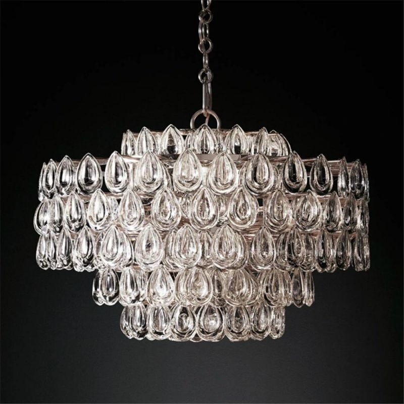Modern Glass Decorate Wedding Pendant Light Restaurant Lighting LED Chandelier