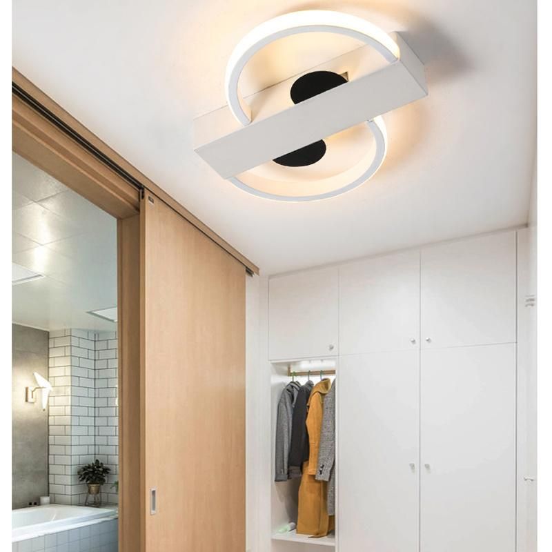 White Corridor Light Creative Personality Hallway Light Simple LED Ceiling Lamp