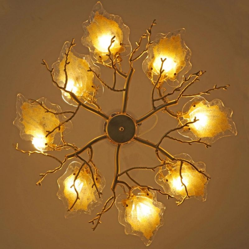 2022 Chandlier Modern Crystal LED Dining Room Lighting Fixture Chrystal High Ceiling Chandelier