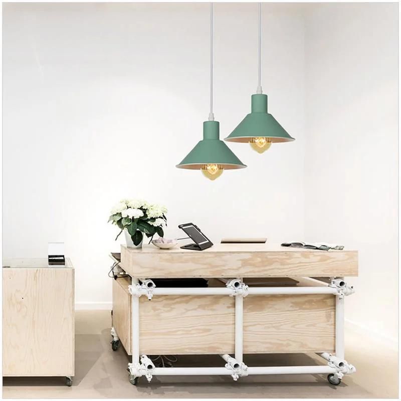 Modern Retro Nordic Style Pendant Light Home Indoor Wrought Iron Chandelier