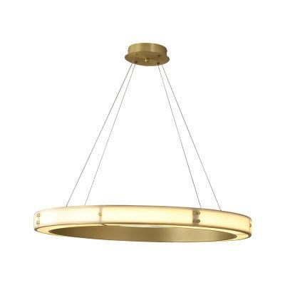 Circle Modern Style Simple Design Pendant Lamp Chandelier Living Room Lamp