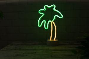 Coconut Tree LED Neon Light for Table Decoration