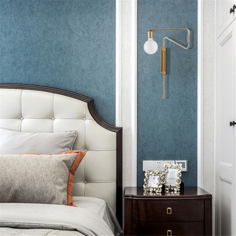 Modern LED Wall Lamps Angle Adjustable Bedroom Bedside Wall Light Fixtures