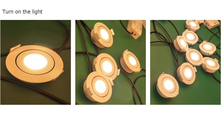 Aluminum Material 5W IP44 36 Degree Adjustable LED Downlight Spot Light LED Ceiling Recessed Down Light