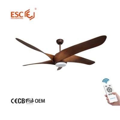 Big Ceiling Fan 60 Inch DC Motor/Decorative Ceiling Fan with Light