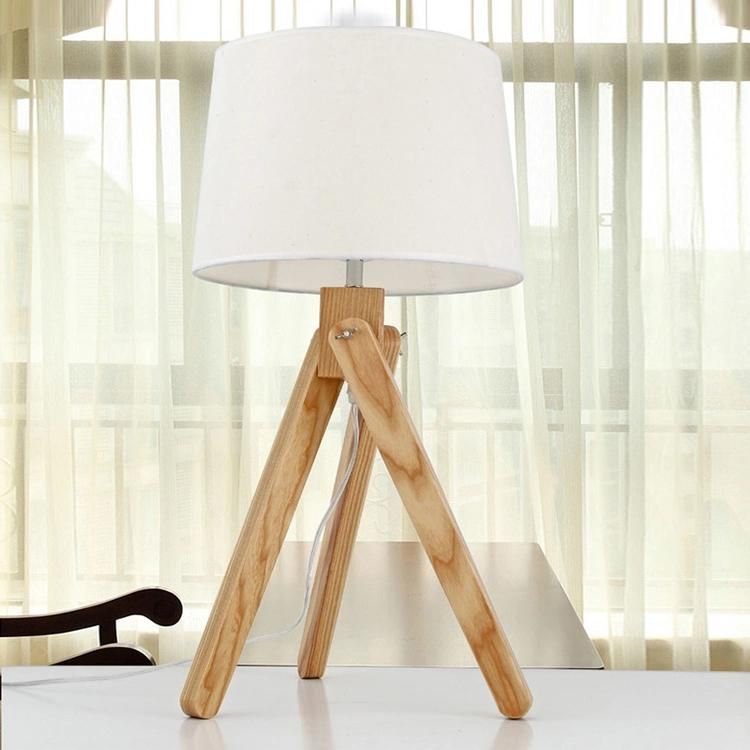 Wooden Tripod Design Floor Lamp Table Lamp Bedside Lamp