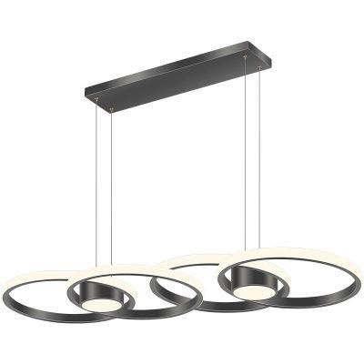 Modern Pendant Light LED Aluminum Black Color for Home Lighting Decoration