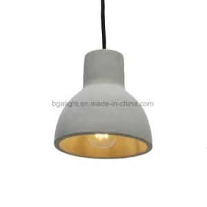 E27/E26 Concrete Cement Hanging Pendant Lamp for Living Room, Dinner Room