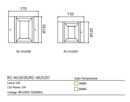 Sconce Light Outdoor Wall Lamp for Home Garden Porch